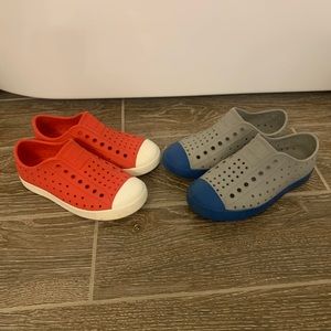 Two pairs of size 12 Boys Natives